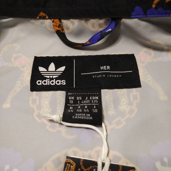 ❌️ §OLD ❌️ Adidas Originals x HER Studio London Women's Large Black Jacket - Picture 5 of 12